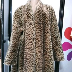 Leopard Print Coat